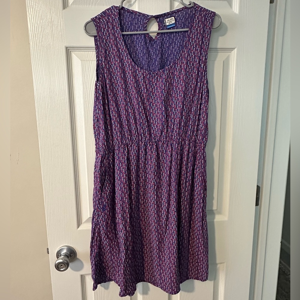 Kavu Red, White and Blue Patterned Sundress